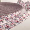 Webbing Tape with Print 25mm -   WATERCOLOR BOUQUET