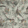 HAPPY BUNNY WZ. 2 - Baumwoll Musselin