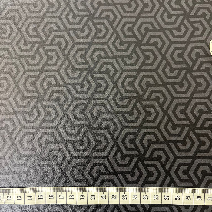 GEOMETRIC MINIMAL WZ. 11 (46 cm x 50 cm) - gruba ekoskóra tłoczona