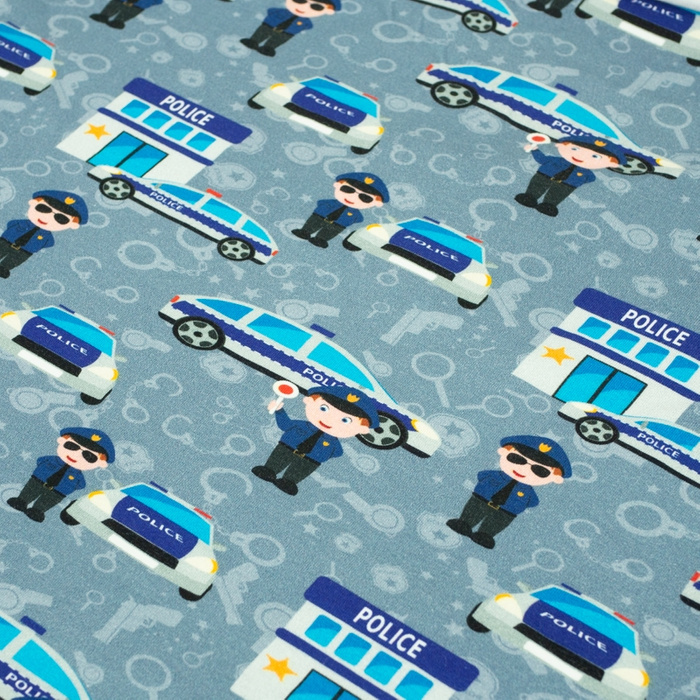 POLICE / dark grey - Viscose jersey WE210