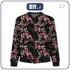 WOMEN’S BOMBER JACKET (KAMA) - PINK FLOWERS PAT. 2 - sewing set M