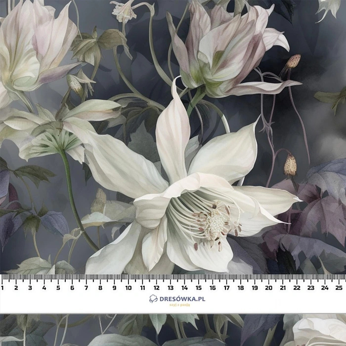 PASTEL FLOWERS WZ.1 - tkanina viskózová