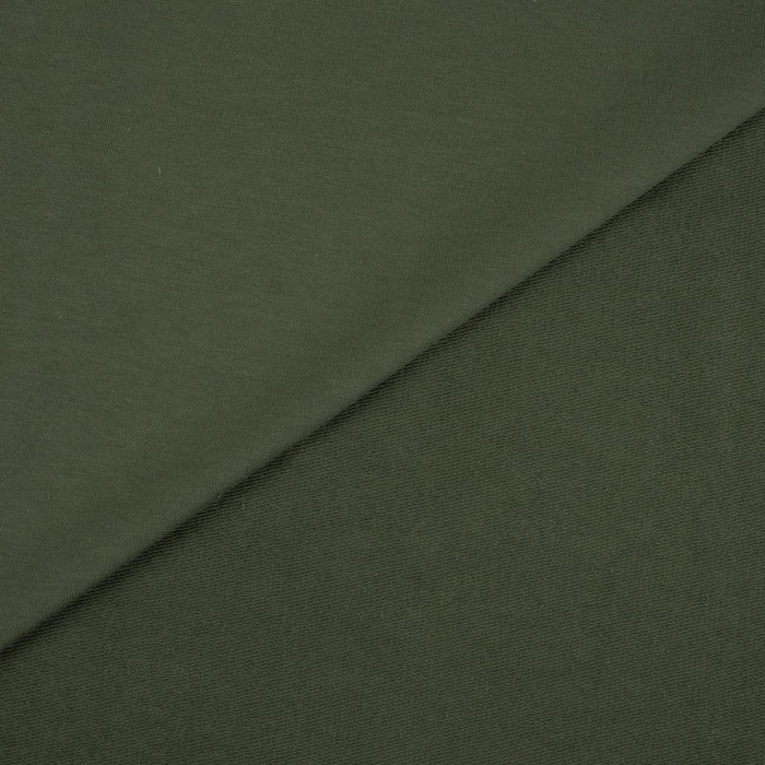 Sommersweat mit elastan - DUNKLE OLIVE (D-50)