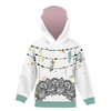 KID'S HOODIE (ALEX) - FEATHERS - looped knit fabric (86/92)