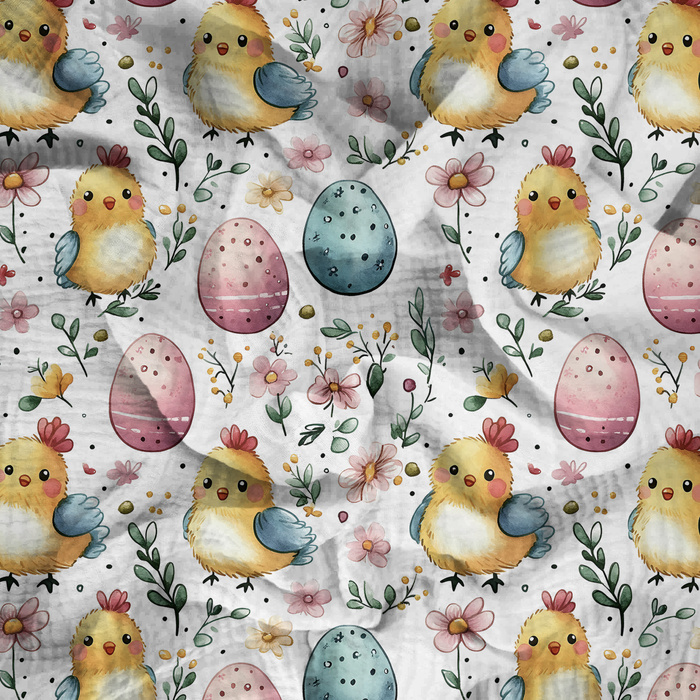 HAPPY EASTER WZ. 19 - Cotton muslin