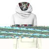 BLUZA Z KAPTUREM UNISEX (HYDRA) - WINTER FLOWERS WZ. 14 - zestaw do uszycia XXXL