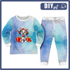 KINDERPYJAMAS "MIKI" - Christmas animal wz. 4 - Nähset (122/128)