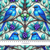 Stained Glass wz. 33 - Slub Weave