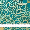 MANDALA wz. 5 / szmaragdowy - Satyna