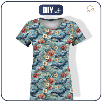 DAMEN T-SHIRT - SEA WORLD m. 3 - Nähset
