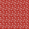 LOVE pat. 2 / red (BIRDS IN LOVE) - single jersey with elastane 