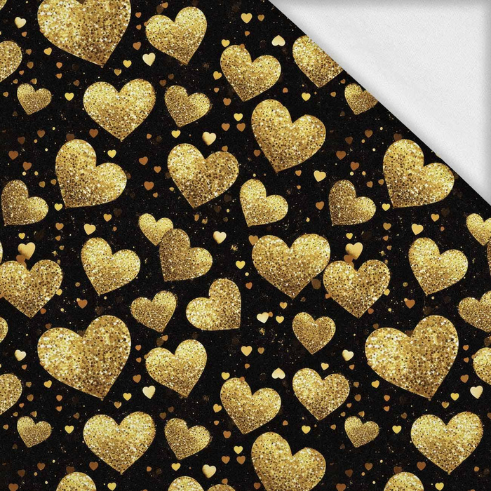 Black & Gold Glamour wz.5 - teplákovina s elastanem ITY