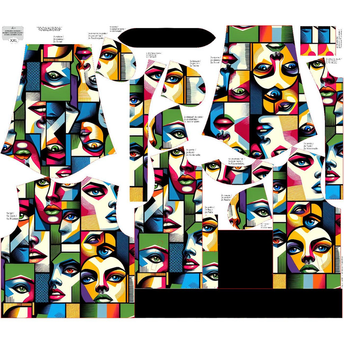 DAMEN BOMBERJACKE (KAMA) - FACES M. 1 - Nähset M