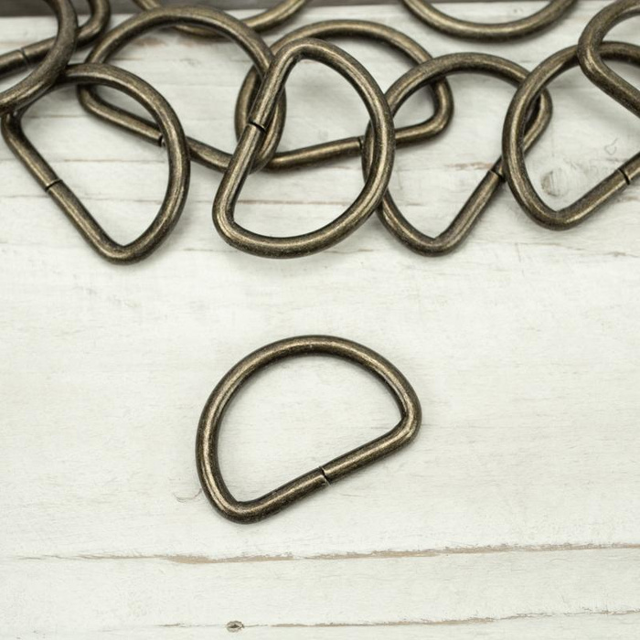D-rings 25 mm - brass