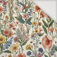 PASTEL FLOWERS WZ. 34 - Woven Fabric for tablecloths