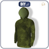 HERREN HOODIE (COLORADO) - GRUNGE MS. 2 (olive) - Nähset S