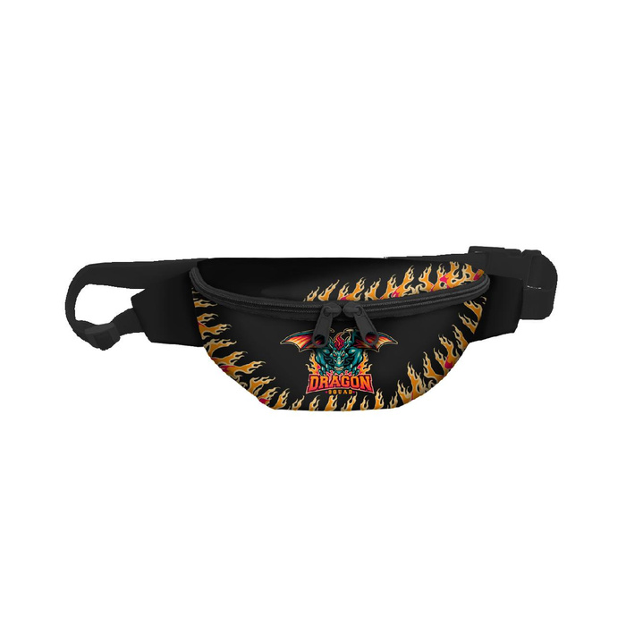 HIP BAG - DRAGON PAT. 1 / black - small