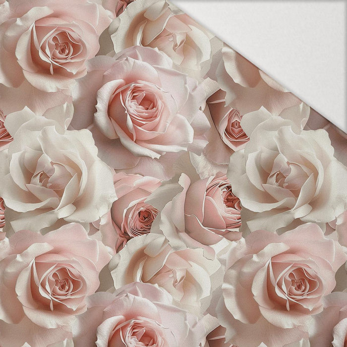 PASTEL FLOWERS WZ.7 - Hydrophobic brushed knit