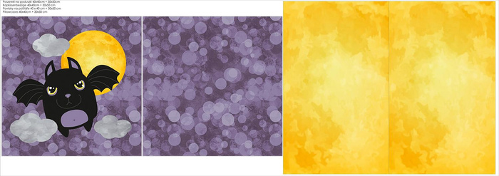 OZDOBNÉ POLŠTÁŘE - NETOPÝR LUCÍK