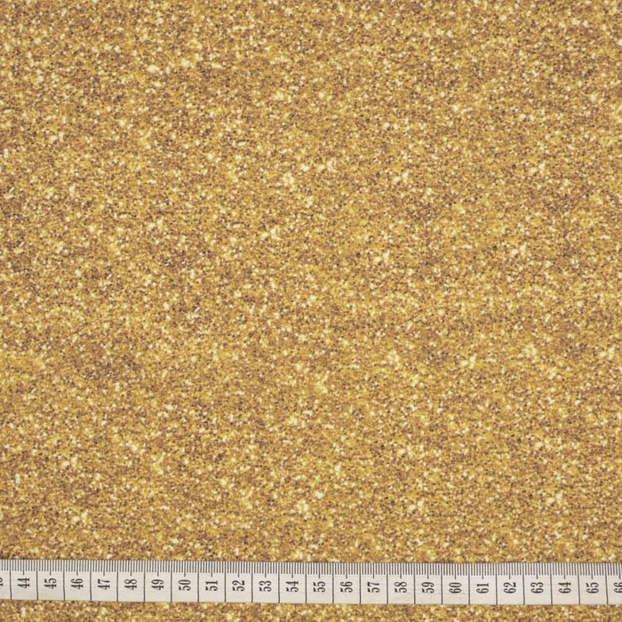GLITTER pat. 1 (gold) - single jersey with elastane 