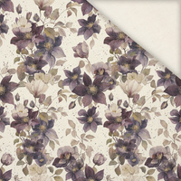 FLOWERS RACCOON FAMILY - Slub Weave