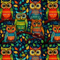 Folk Art wz.13 (OWL) - lycra 300g