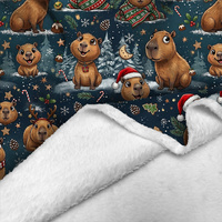 CHRISTMAS CAPYBARA - Minky-Plüsch