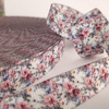 Webbing Tape with Print 25mm -   WATERCOLOR BOUQUET