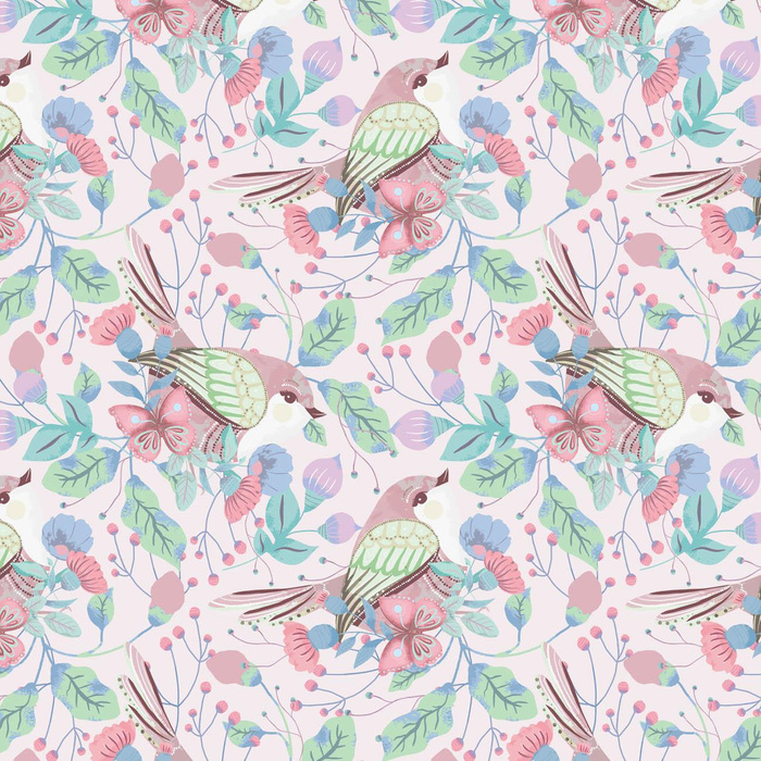 SPRING MELODY pat. 5 / lime cream