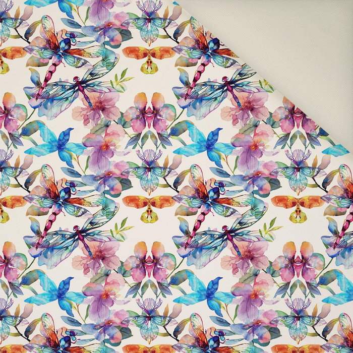 Butterfly & Flowers wz.16- Polster- Velours