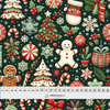 HAPPY CHRISTMAS WZ. 11 - French Terry mit Elasthan