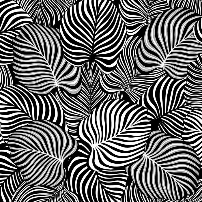 ZEBRA BLÄTTER - Lycra 300g