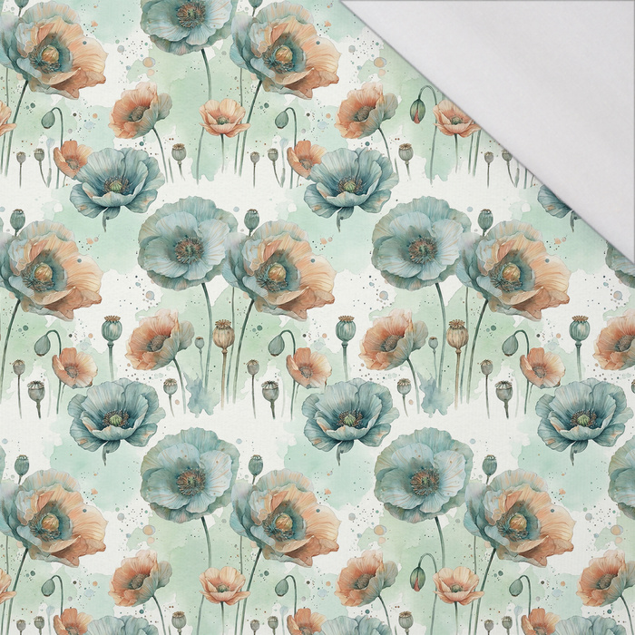 FLOWERS OWL FAMILY - single jersey