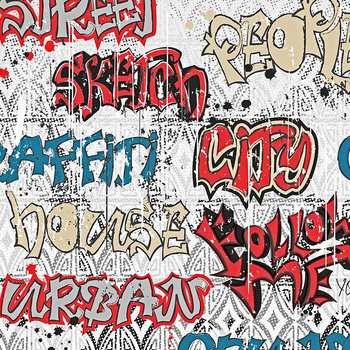 STREET GRAFFITI - Viscose jersey WE210