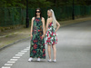 SUKIENKA "DALIA" MINI - FLOWERS WZ.55 - zestaw do uszycia L-XL