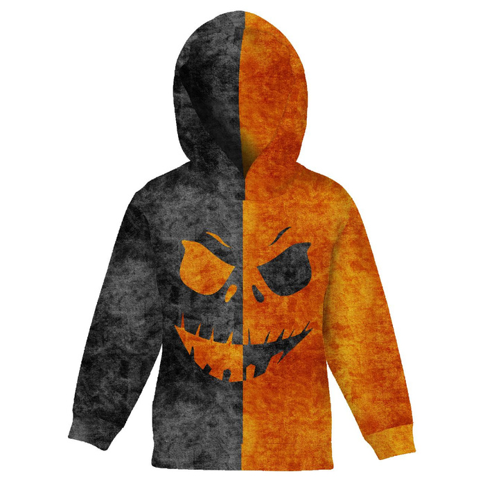 KID'S HOODIE (ALEX) - PUMPKIN - sewing set (122/128)