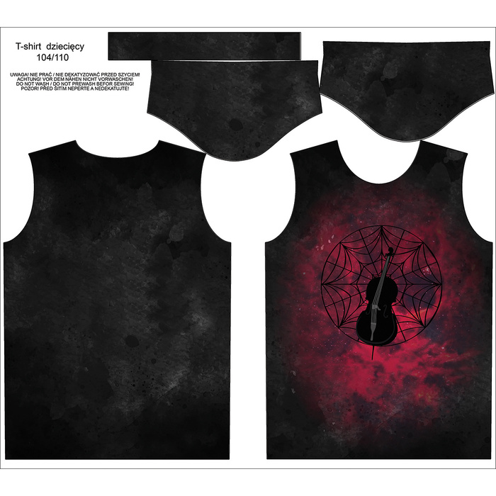 KID’S T-SHIRT - WEDNESDAY pat. 9 - sewing set (140/146)