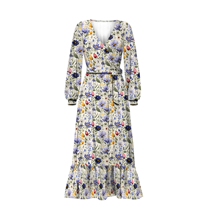FLOWERS wz.4- Upholstery velour
