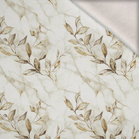 FLORAL GOLD - Cloud Dancer WZ.1 - teplákovina počesaná s elastanem ITY