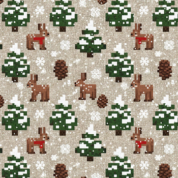 WINTER PIXEL WZ.1- Welur tapicerski