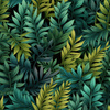 GREEN LEAVES WZ. 4 - French Terry mit Elasthan