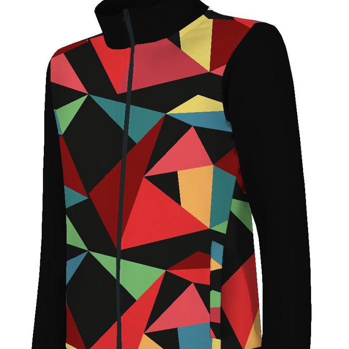 “MAX” KINDER TRAININGSJACKE - EIS MS. 2 / bunt - Funktionsstoff (Maschenstoff) (146/152)