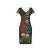 FARM GARDEN WITH SUNFLOWERS (Gustav Klimt) - Kleid-Panel PTE200