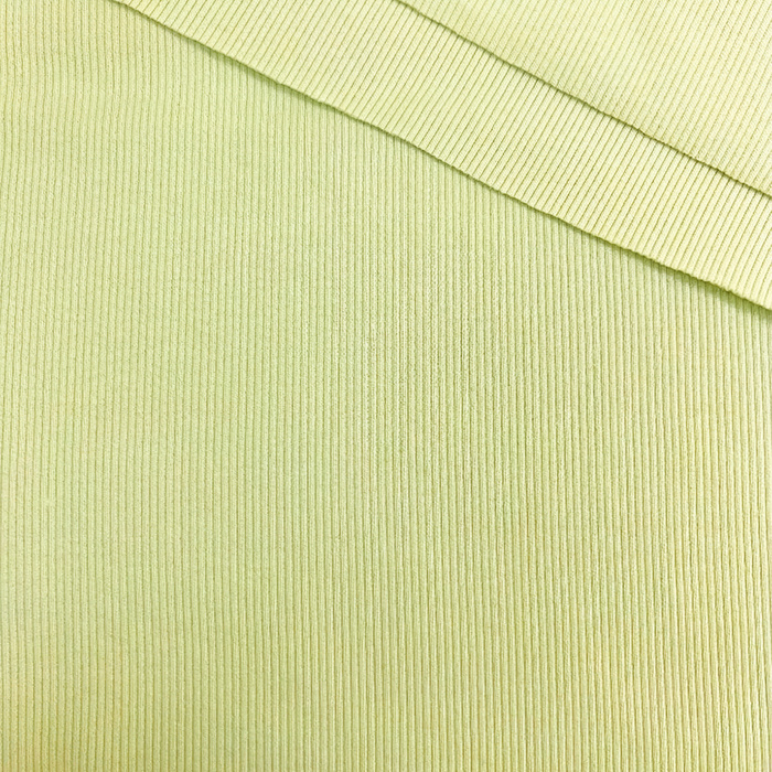 Rippjersey Uni - Lime Cream (D-205)