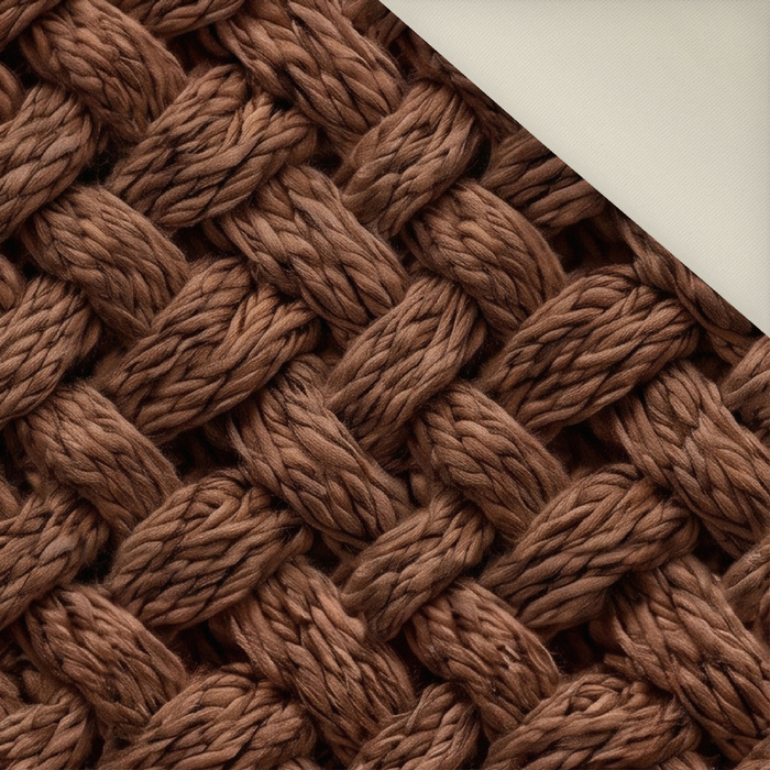 DESIGN - BROWN - Polster- Velours