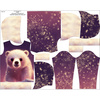 KID'S HOODIE (ALEX) - ANIMATED POLAR BEAR - sewing set (134/140)