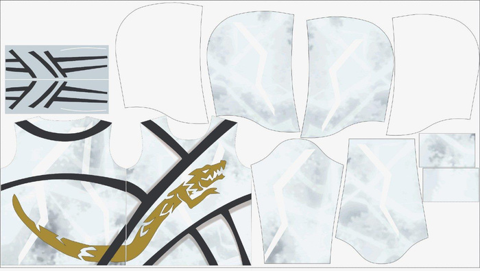 WEIßER NINJA HOODIE (ALEX) - Nähset