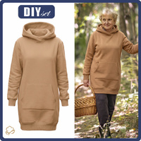 ZESTAW DIY - Bluza kangurka (LUXA) - HAZELNUT