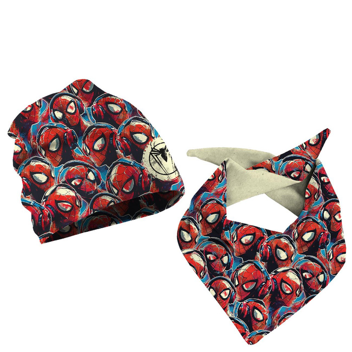 DĚTSKÁ ČEPICE A ŠATKA (CLASSIC) - SPIDER - Sada šití