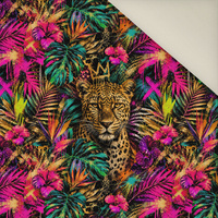 TIGER / NEON JUNGLE WZ. 5 - Panel (60cm x 50cm)  Polster- Velours